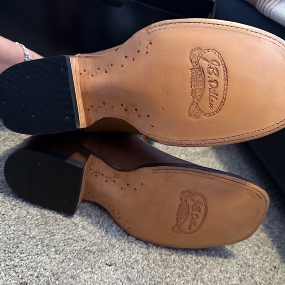 J.B. Dillon Brown and Blue Western Boots - Picture 4 of 5